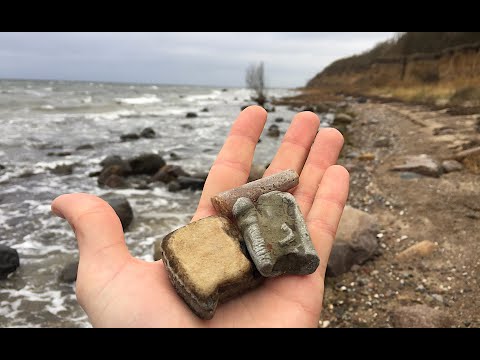 Steine sammeln auf Poel - Fossilien suchen an der Ostsee #6