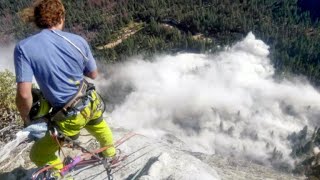 Falling rocks at Yosemite crash through tourist&#39;s sunroof