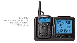 AcuRite Digital Weather Station & Weather Alert Radio 08580 / 08575