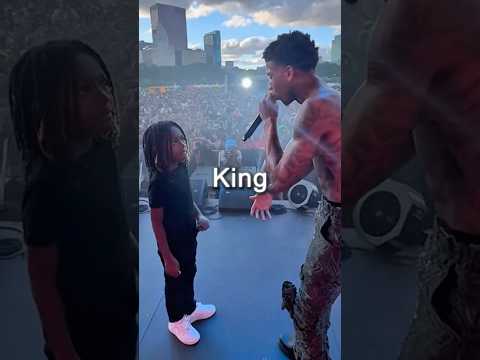 NLE Choppa lets King Von's Nephew PREFORM 😮 🔥