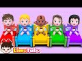 Five Little Monkeys Jumping On The Bed Nursery Rhymes Kids Songs Kindergarten LimeAndToys