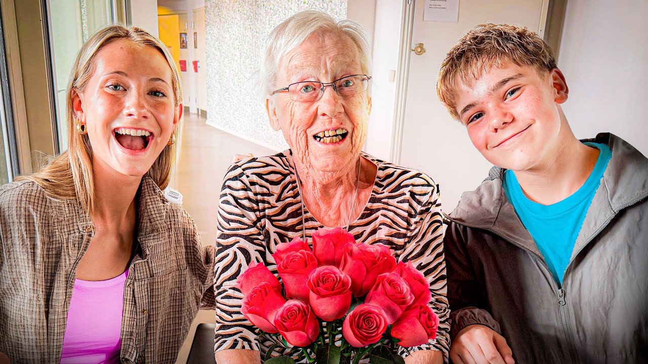 Overrasker ÆLDRE På Plejehjem Med Blomster Med Naja!
