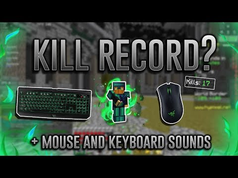 mouse and keyboard sounds kill record | Hypixel UHC Highlights #25
