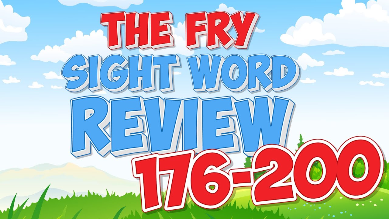 Fry Sight Word Review | 176-200 | Jack Hartmann