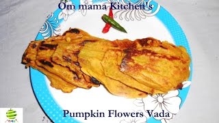 preview picture of video 'Pumpkin flower Vada'