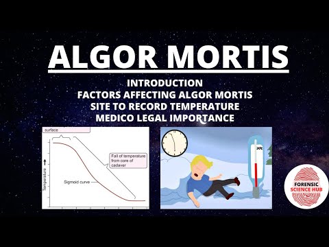 Algor mortis | Factors affecting it | Graph | Site to record temperature |  Medico legal importance