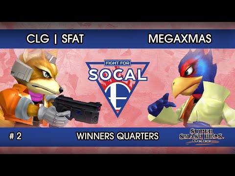 Fight For SoCal 2 - CLG | SFAT (Fox) VS MegaXmas (Falco) - SSBM - Top 32 Winners (Round 1)
