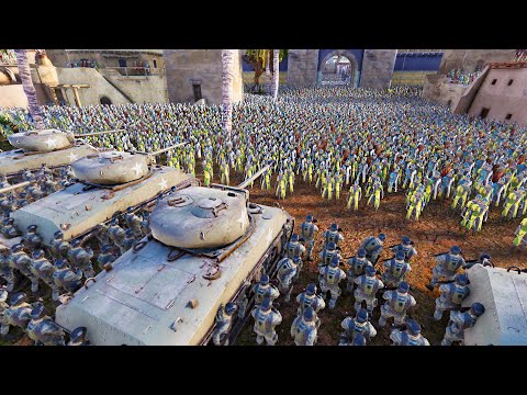 3 Million RIOTERS Charge Modern City BLOCKADE! - Ultimate Epic Battle Simulator 2 UEBS 2