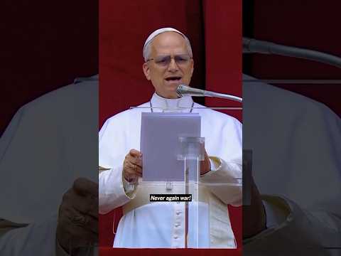 Leo XIV Calls for End to War in First Sunday Blessing as Pope