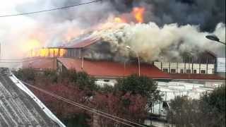 preview picture of video 'INCENDIE ENTREPOTS BOS AUBERVILLIERS'
