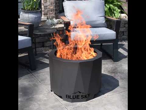 The Improved Peak Smokeless Patio Fire Pit