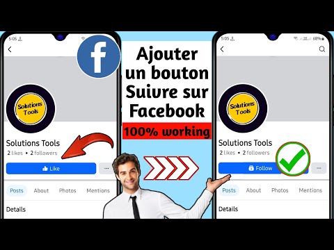 Comment ajouter un bouton Suivre sur la page Facebook 2025 |