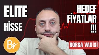 ELİTE HİSSESİNDE ARA VE UZUN VADE HEDEFLER | ELITE İÇİN ALIM YERLERİ | HİSSEDE Z