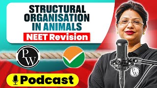 STRUCTURAL ORGANISATION IN ANIMALS in 32 Minutes | Quick Revision PODCAST | Class 11th | NEET