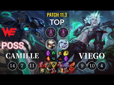 WE Poss Camille vs Viego Top - KR Patch 11.3