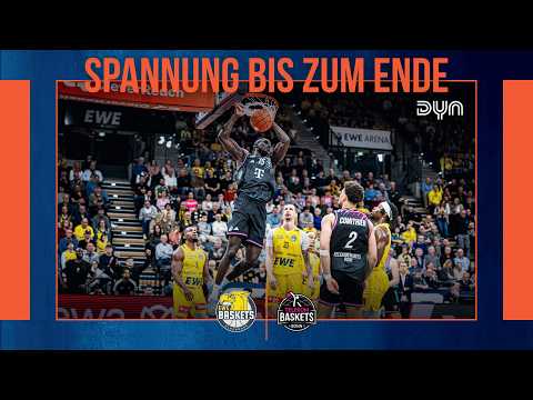 Highlights: EWE Baskets Oldenburg - Telekom Baskets Bonn | easyCredit BBL | Dyn Basketball