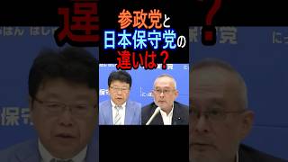 参政党と日本保守党の違いは？#参政党 #日本保守党