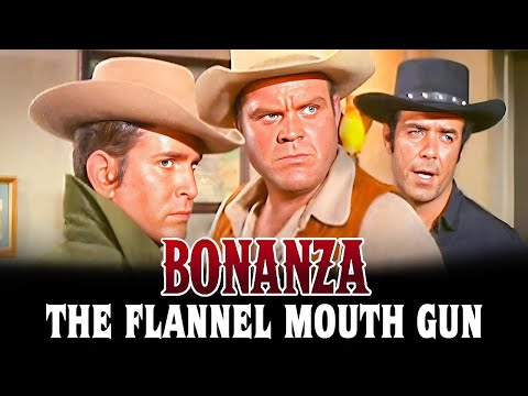 Bonanza - The Flannel Mouth Gun | Western Series | FULL EPISODES | English