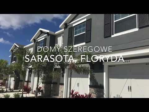 Domy szeregowe na nowym osiedlu w Sarasocie na Florydzie
