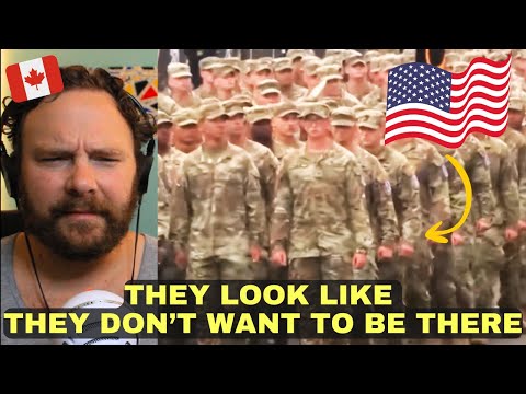Canadian Reacts to British Army Marching Puts American Military Parade to SHAME