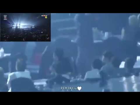 160114 iKON reaction to BTS   Dope & Run @ Seoul Music Awards