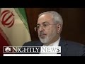 Iran Foreign Minister Zarif: We Will Never Have a.