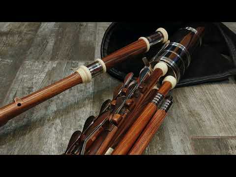 Pau ferro 3/4 uilleann B set