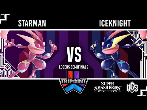 Tripoint Smash 142  -  Losers Semifinals  -  Starman(Greninja) Vs. IceKnight(Greninja)