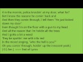LYRICS AND CHORDS 2 AM SLIGHTLY STOOPID (OR SLIGHTLY STUPID FOR SOME LOST SOULS)