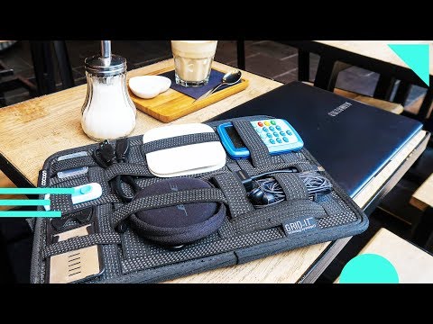 Grid-It Organizer Review (Cocoon Innovations) | Organize Tech, Cords, and Other Travel Electronics Video