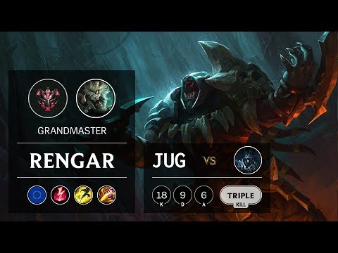 Rengar Jungle vs Karthus - EUW Grandmaster Patch 9.8