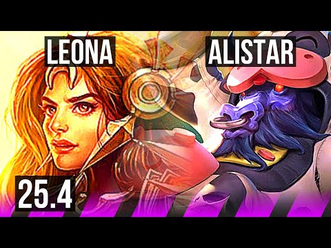 LEONA & Caitlyn vs ALISTAR & Singed (SUP) | KR Grandmaster | 25.4
