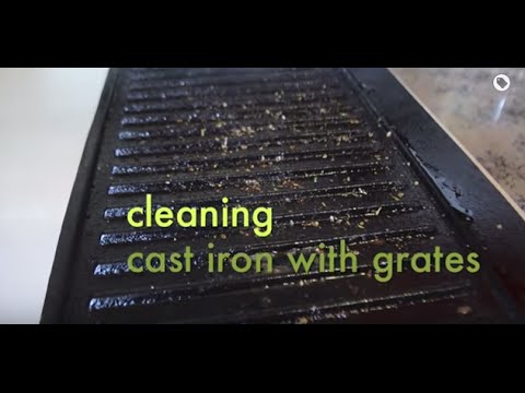 Quick Tip: Cleaning Cast Iron with Grates