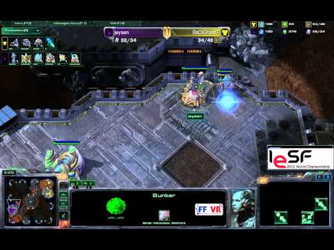 [TKL#54] - IESF France 2012 - Jeysen vs Greatteacher ; Game 2 - Starcraft 2 Replay [FR]