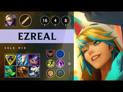 Ezreal Mid vs Zed - EUW Grandmaster Patch 25.S1.3