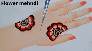 Flower mehndi design for Rakhi || Arabic easy simple mehndi ka design || Henna mehndi designs 2022
