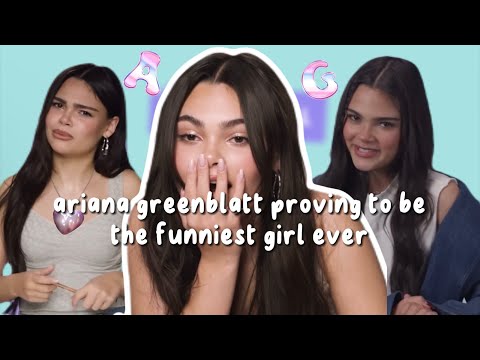 ariana greenblatt proving to be the funniest girl ever