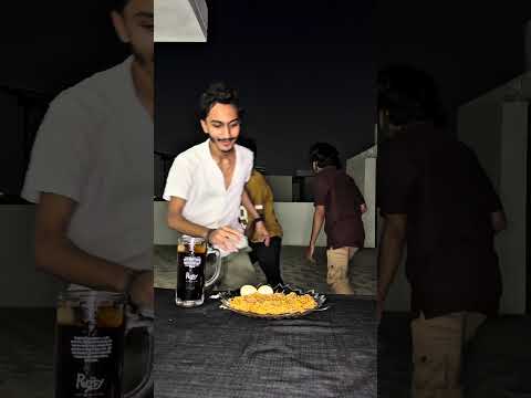 Eggs & Ramen Eating Challenge 😂 #funny #trending #comedy #food #viral #foodie #funnyvideo #fyp #fy