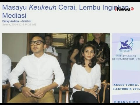 Sidang Perdana Perceraian Masayu Dan Lembu Resmi Digelar - Showbiz Close Up 23/09