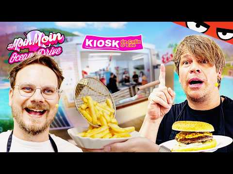 Video Thumbnail: WIR übernehmen einen FREIBAD KIOSK: MoinMoin Ocean Drive mit Colin & Eddy!