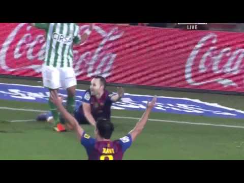 FC Barcelona - Real Betis (4-2) All Goals & Full Match Highlights (15.01.2012) HD