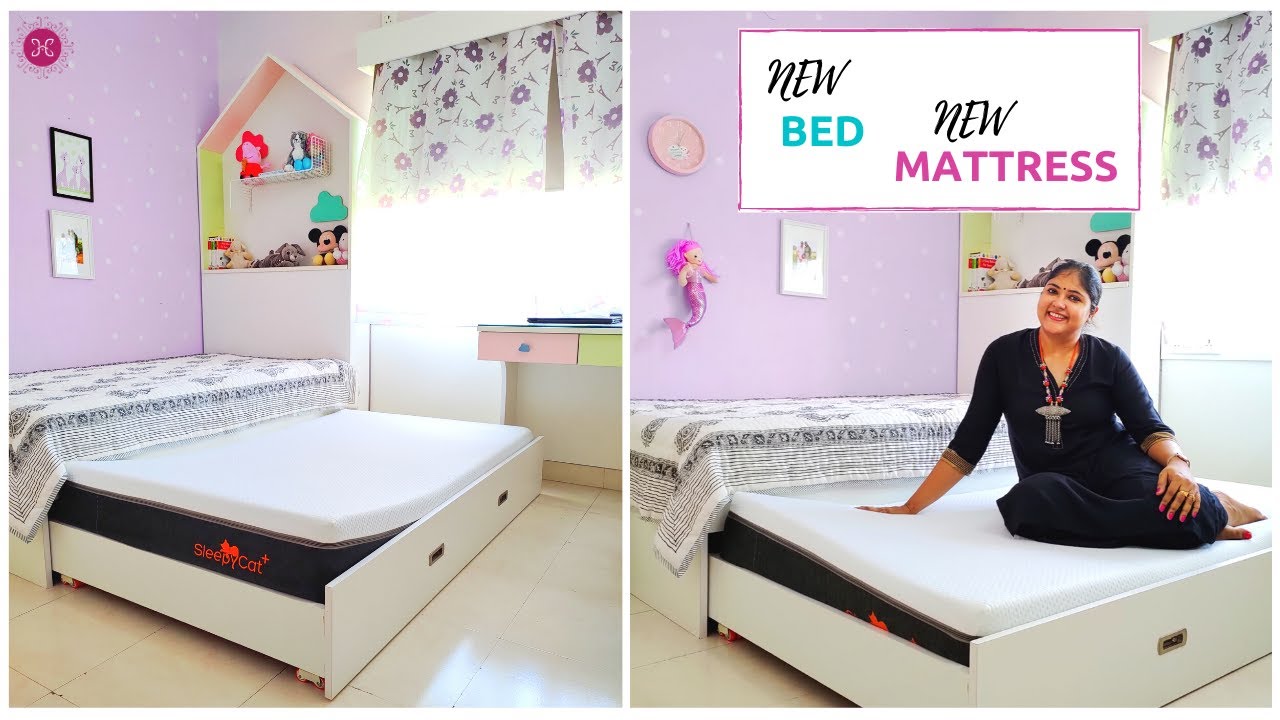 Our New Trundle Bed New Mattress / How To choose A Perfect Mattress / Sleepycat Mattress Review