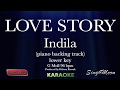 Love Story karaoke piano instrumental lower key Indila
