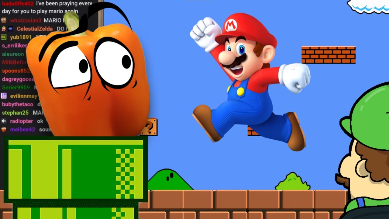 I let my viewers turn my stream into Mario