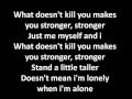Stronger Lyrics Kelly Clarkson Instrumental ...