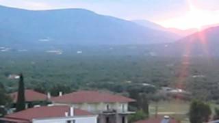 preview picture of video 'Sunset panoramic view of Paralio Astros, Greece [HD video]'