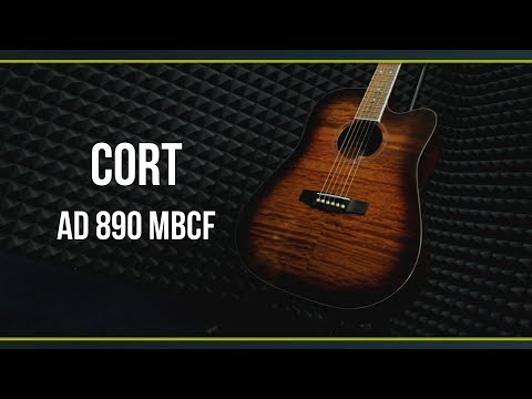 Пример звучания электроакустической гитары Cort AD 890CF