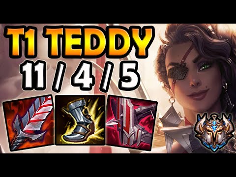 T1 Teddy SAMIRA ADC vs CAITLYN - Ranked Korea ✅