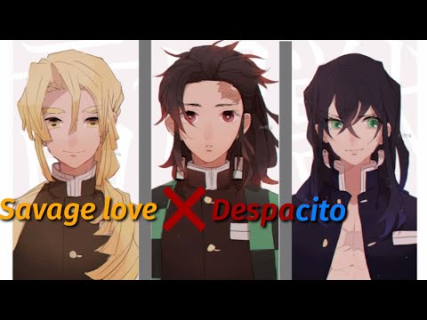 Savage love X Despacito nightcore [switching vocals]