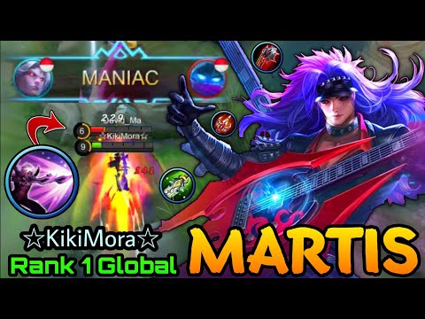 MANIAC!! Martis Deathrock Perfect Plays - Top 1 Global Martis by ☆KikiMora☆ - MLBB